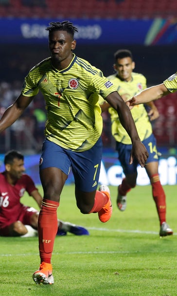 Colombia scores late to edge Qatar 1-0 in Copa America
